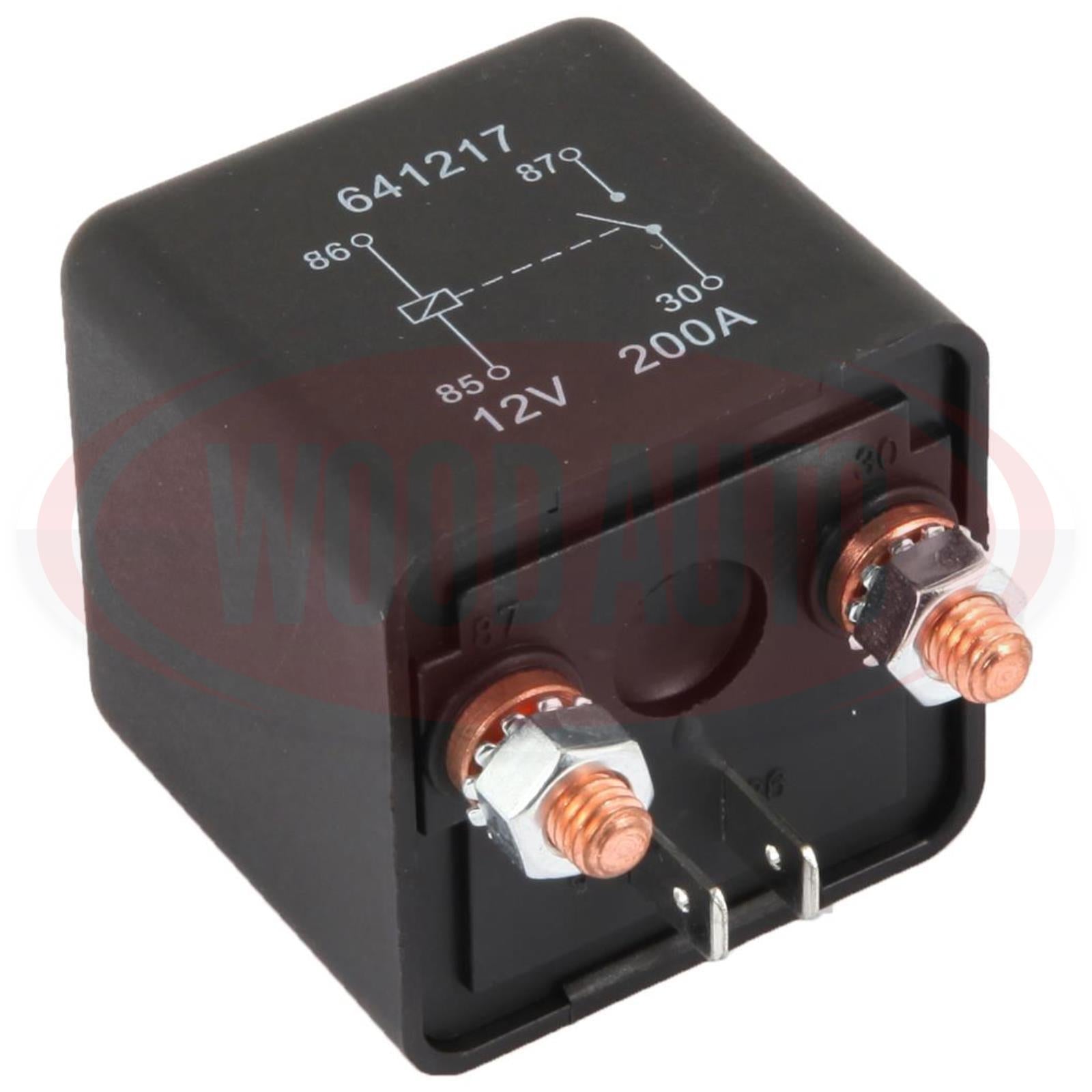 Skiljerelä 12V 100A