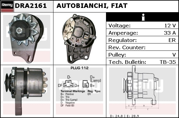 Generator Lancia / Autobianchi / Fiat