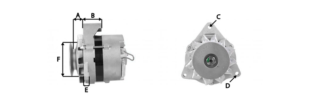 Mini Alternator 55A